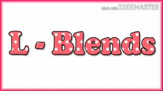 L blend words introduction learn consonant blends bl cl fl gl pl sl words reading with phonics [upl. by Suidaht]