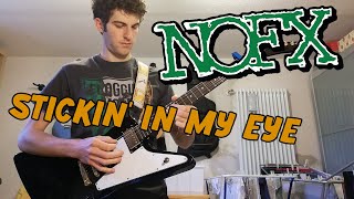 GG Guitar Cover NOFX  Stickin In My Eye [upl. by Schoenberg]