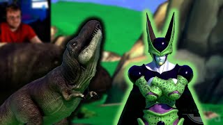 Cell is a COWARD Perfect Cell Fight Rex Reaction [upl. by Zap]