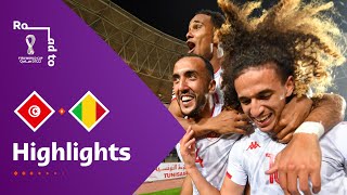 Tunisia v Mali  FIFA World Cup Qatar 2022 Qualifier  Match Highlights [upl. by Japeth827]