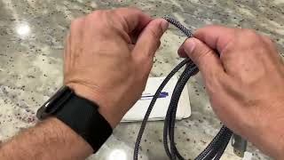 Review Of This HDMI to DisplayPort Braided Cable [upl. by Shirlene]