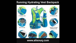 Running Hydrating Vest Backpack sports jacket vest camping outdoorsport [upl. by Fredric]