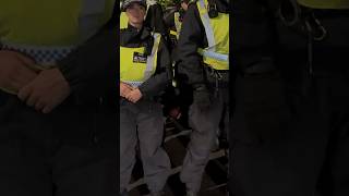 Surrounded restrained and compliant 👀 😵‍💫 london police freedoms [upl. by Rosenblatt]