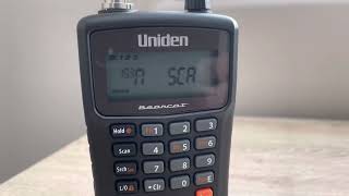 Uniden Bearcat SR30C Handheld Scanner Listen To Police Fire Air Traffic And More [upl. by Wallinga]