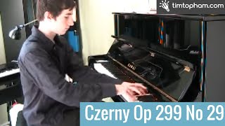 Czerny Study in E Major Op 299 No 29 played by Anthony Craythorn [upl. by Eeleak826]