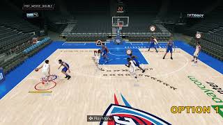 FIST WEDGE DOUBLE  NBA 2K22 Thunder Playbook [upl. by Eerac703]