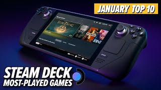 The Top 10 MostPlayed Games On Steam Deck January 2024 Edition [upl. by Harod]