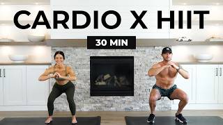 30 Min Cardio HIIT Workout  Full Body No Equipment No Repeats [upl. by Korb]