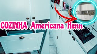 TOUR PELA MINHA COZINHA AMERICANA HENNCOZINHA MODULADA [upl. by Nema991]