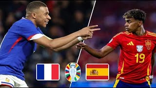 Espagne vs france Demi finale coupe d europe 2024  11 probable des deux equipes [upl. by Vories730]