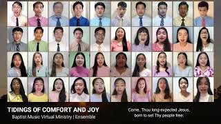 Tidings of Comfort and Joy  Baptist Music Virtual Ministry  Ensemble [upl. by Ynahteb136]