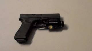 Glock 17 with Streamlight TLR2s shooting at night now switch to kryptonite [upl. by Aerdied395]