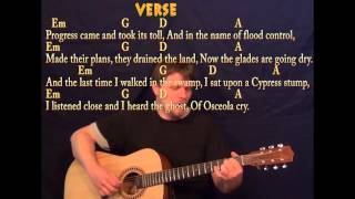 Seminole Wind John Anderson Fingerstyle Guitar Cover Lesson with Lyrics [upl. by Arata]