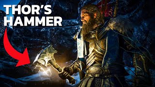 Gods Hammer  Mjolnir  Assasins Creed Valhalla Gameplay [upl. by Esmerolda]