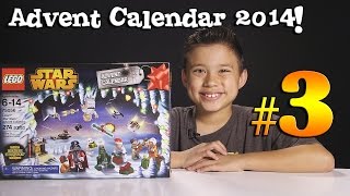 2014 LEGO STAR WARS Advent Calendar DAY 3  Set 75056  Question of the Day [upl. by Skillern95]