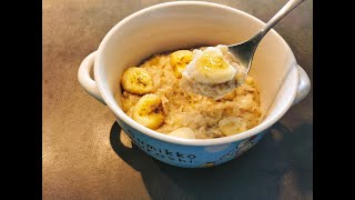 Oatmeal with Banana  Healthy Breakfast [upl. by Alderson]