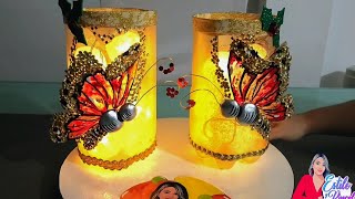 Faroles con Botellas plásticas 💥🦋 [upl. by Kain]