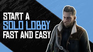 RDR2 ONLINE NEW SOLO LOBBY METHOD QUICK amp EASY VIA STRANGER MISSIONS [upl. by Steffi780]