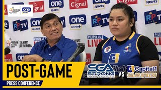 Capital1 postgame press conference  2024 PVL AllFilipino Conference  Mar 5 [upl. by Ainirtac358]