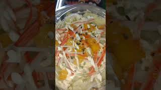 HEALTHY KANI MANGO SALAD 🥗 viral mango vegetables salad food shortvideo [upl. by Gelasius]