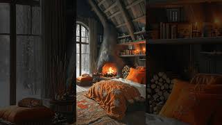 Ambience Cozy Winter ambience atmosphere fireplace [upl. by Sevart944]