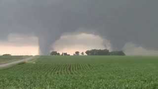 EF4 Tornados  Wisner amp Pilger NE 16 June 2014 [upl. by Annairoc]