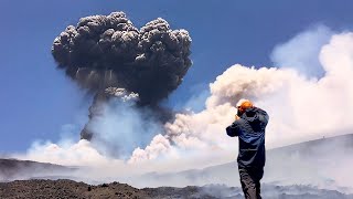 Most SCARY Volcano Eruptions Caught On Camera [upl. by Yuzik]