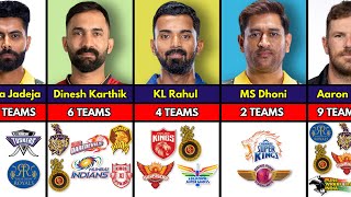 Top Cricketers With How Many TEAMS They Played For in IPL [upl. by Cortney516]