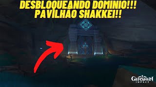 Liberando o Domínio Pavilhão Shakkei  Genshin Impact [upl. by Vookles722]