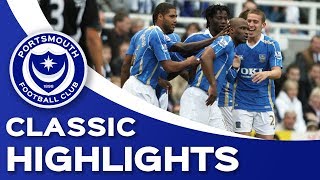 Classic Highlights Newcastle United 14 Portsmouth [upl. by Enyala640]