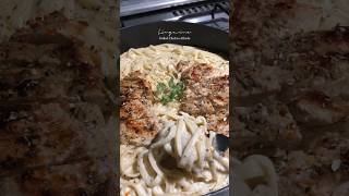 Alfredo Pasta with Grilled Chicken ✨ pasta alfredo alfredopasta pastarecipe [upl. by Petromilli]