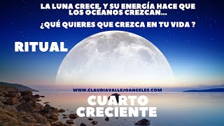 En vivo Cuarto creciente Luna RITUAL🌙 🌔 🌒 [upl. by Selemas]