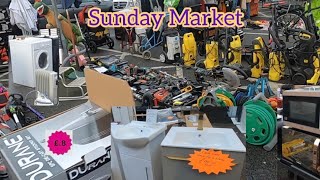 New Smithfield Sunday Market With A Car Boot Sale in Manchester UK [upl. by Jake]