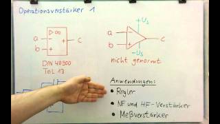 Elektronik  OPV 1  Was ist ein Operationsverstärker [upl. by Tonye]