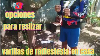 3 opciones para Realizar Varillas de Radiestesia en casaPara buscar agua [upl. by Auqinaj599]