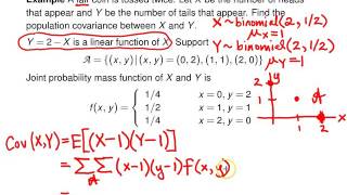 Covariance  Example 1 [upl. by Lindley654]