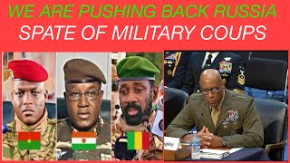 Burkina Faso  US Military To Push Back Russia Effluence In Africa reaction [upl. by Notyard]