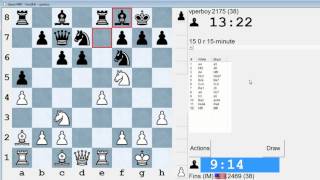 Standard Chess 193 IM Bartholomew vs vperboy Philidor Defense [upl. by Barri164]