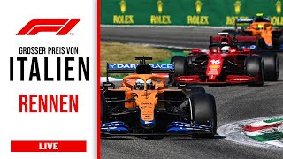 Großer Preis von Italien Das Rennen  Formel 1 Live Watchparty Livetiming [upl. by Fadas]