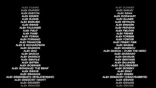 the YookaLaylee credits take 3 minutes just to scroll through the Alexes [upl. by Ettenil]