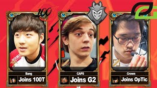 Complete League Of Legends Roster Changes 2019 NA  EU  LCK  LPL [upl. by Ecreip]