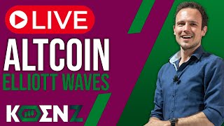 🔴LIVE Altcoin Elliott Wave Analysis  INJ FET LINK SUI BONK [upl. by Taffy248]