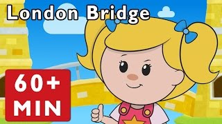 London Bridge Is Falling Down  More  Nursery Rhymes from Mother Goose Club [upl. by Dalt]