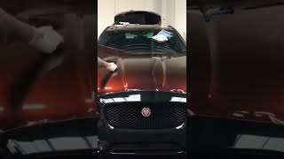 Jaguar XF in de spotlight met PWF Black Opalus carwrap Pure elegantie in een oogwenk pwf [upl. by Adivad]