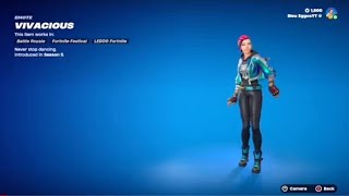 Fortnite Item Shop RARE Vivacious Emote Returns And Shade Gameplay [upl. by Keir188]