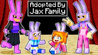 Adopted by the JAX FAMILY in Minecraft [upl. by Yeltihw]