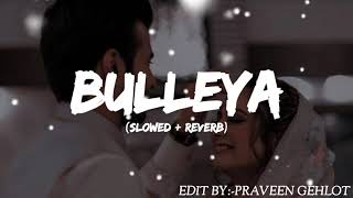 BULLEYA SLOWED  REVERB VERSION  LOFI SONG  PEPS MUSIC [upl. by Archaimbaud79]