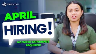 April 2024 Call Center Job Opportunities  BPO Hiring Updates Part 1  Metacom Careers [upl. by Ariahaj]