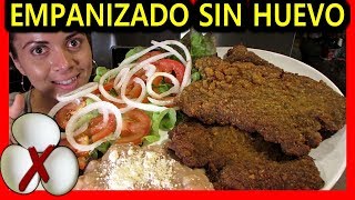 COMO PREPARAR MILANESAS DE RES 💚 RECETA FACIL SIN HUEVO [upl. by Kailey]