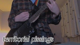 territorial pissings  nirvana guitar tutorial [upl. by Anetsirk]